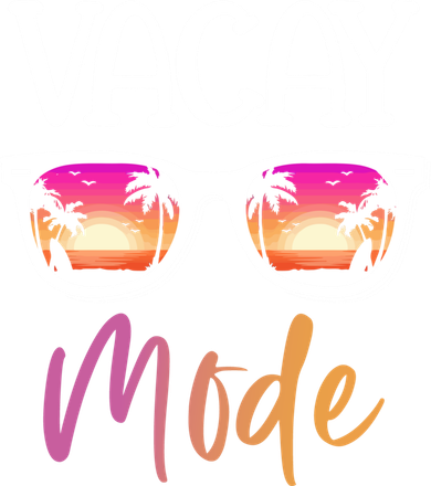 Vacay Mode Sunglasses Funny Gift Kids Hoodie