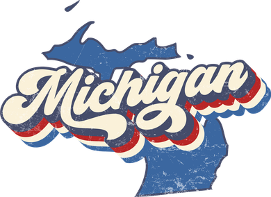 Vintage Michigan Coffee Mug