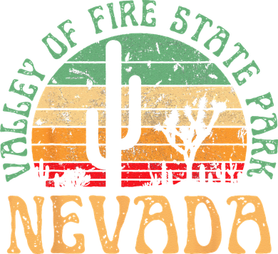 Valley Of Fire State Park Nevada Desert Hiking Retro Sunset Women's Hoodie