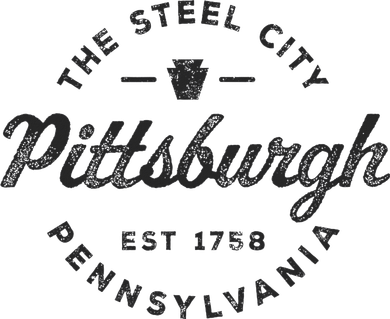 Vintage Pittsburgh Circle Logo Retro Throwback Souvenir Tote Bag