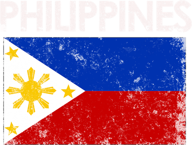 Vintage Philippines Filipino Flag Pride Gift Great Gift Toddler Hoodie