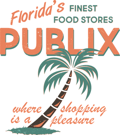Vintage Publix Florida's Finest Food Stores T-Shirt
