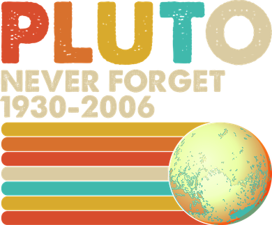 Vintage Colors Pluto Never Forget 1930-2006 Beanie