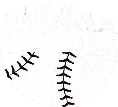 Vintage Philadelphia Skyline Baseball Retro Cityscap Toddler Sweatshirt