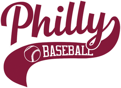 Vintage Philly Swoosh Retro Philadelphia Baseball Button