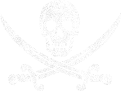 Vintage Pirate Skull Toddler T-Shirt