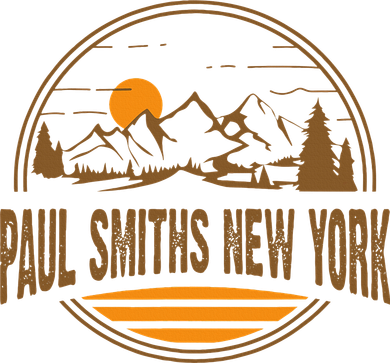 Vintage Paul Smiths New York Mountain Hiking Souvenir Print Tote Bag