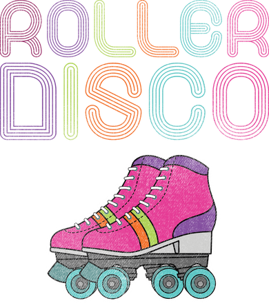 Vintage Roller Disco Skater Kids Sweatshirt