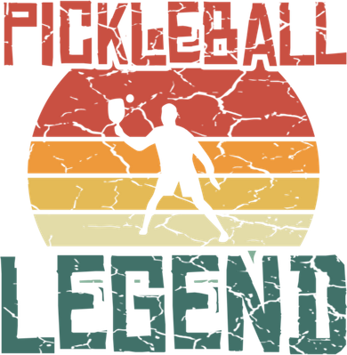 Vintage Retro Distressed Pickleball Legend Gift Santa Hat