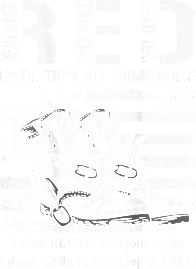 Vintage Red Friday Until They Come Home USA American Flag Mousepad