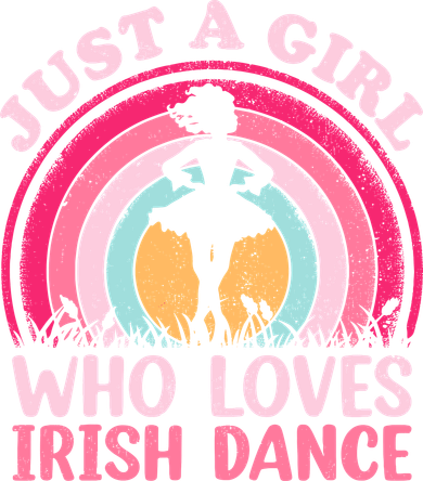 Vintage Retro Irish Dance Just A Girl Who Loves Irish Dance Women's Long Sleeve Shirt