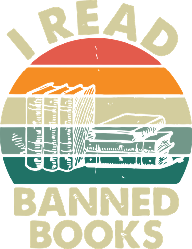 VINTAGE RETRO I READ BANNED BOOKS Kids T-Shirt