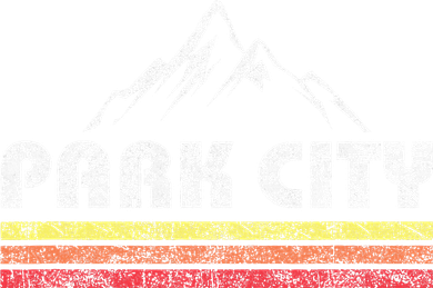 Vintage Retro Park City Utah Mountain Faded Bars Ski Sports Kids Hoodie