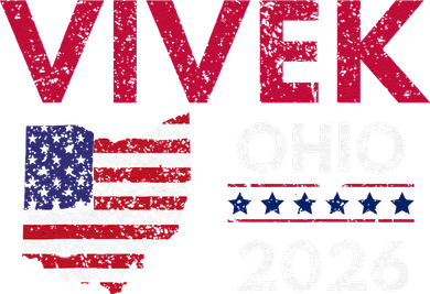 Vivek Ramaswamy Retro Grunge Vivek Governor Of Ohio 2026 Long Sleeve Shirt