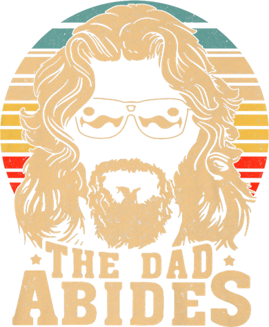 Vintage Retro The Dad Abides Funny Dad FatherS Day Toddler Hoodie
