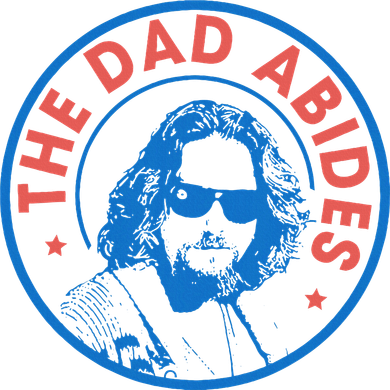 Vintage Retro The Dad Abides Coaster
