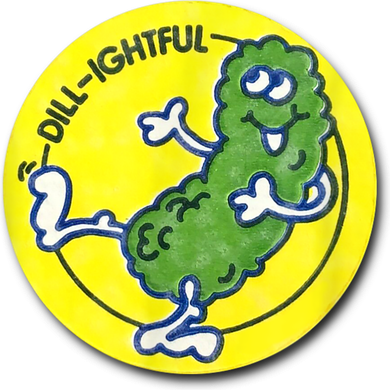 Vintage Scratch And Sniff Sticker Dill Pickle, DillLightful Tumbler