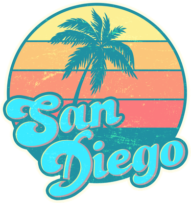 Vintage San Diego Sunset Coffee Mug