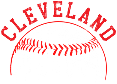 Vintage Skyline Cleveland Baseball Gift Coaster