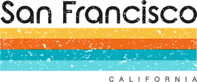 Vintage San Francisco California Ca Retro Button