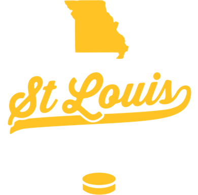Vintage St Louis Ice Hockey Sticks Sports Team Fan Gift Women's T-Shirt