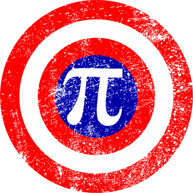 Vintage Pi Day America Superhero Crest March 14th Kids Hoodie