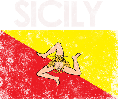 Vintage Sicily Sicilian Flag Pride Gift Cute Gift Bucket Hat