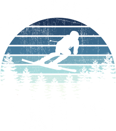 Vintage Skiing Sunset Id Rather Be Skiing Meaningful Gift Coaster