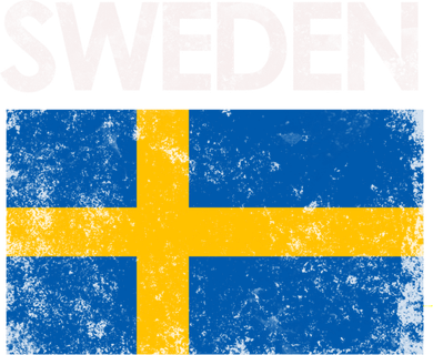 Vintage Sweden Swedish Flag Pride Gift Cool Gift Hat