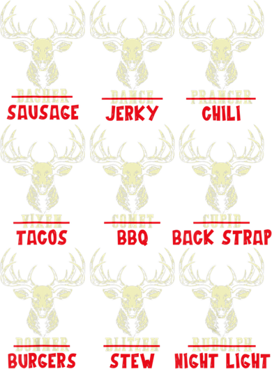 Venison The Christmas Meat Funny Deer Hunting Xmas Hunters Kids T-Shirt