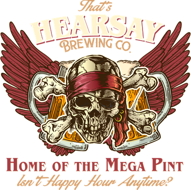 Vintage That's Hearsay Brewing Co Pirate Beer Kids Hoodie