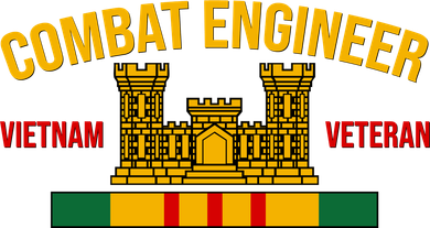 Vietnam Veteran Combat Engineer symbol Tumbler