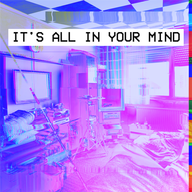 Vaporwave Room It's All In Your Mind Kids Hoodie