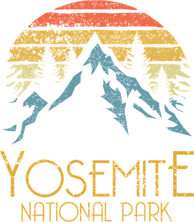 Vintage Yosemite National Park California Backpack