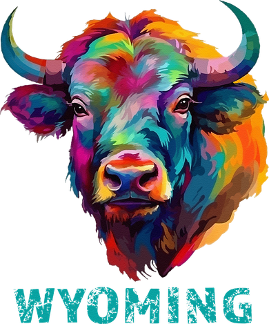 Wyoming American Bison Lover Buffalo For Men Women Souvenir Toddler Sweatshirt