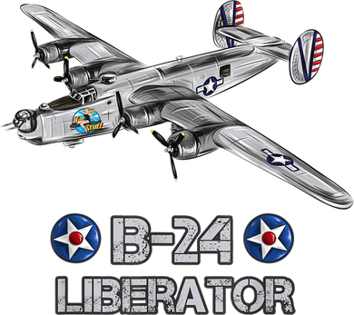 WW2 Aviation B24 Liberator American Heavy Bomber Gift Hoodie