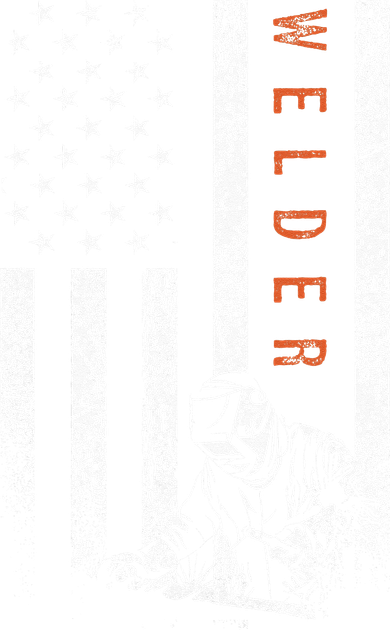 Welder American Flag Design Welding Coaster