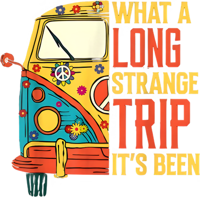 What A Long Strange Trip ItS Been 70s Hippie Camping Lover Women's Hoodie