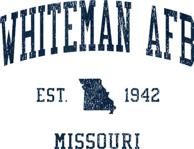 Whiteman Afb Mo Vintage Athletic Sports Mousepad