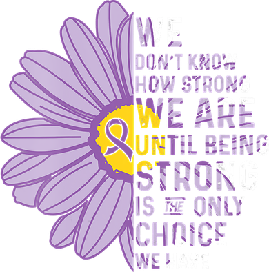 We Are Strong Crohns And Colitis Awareness Supporter Ribbon Coaster