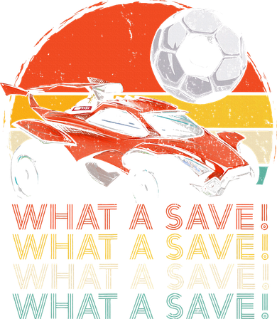What A Save Retro Rocket Soccer Car Coaster