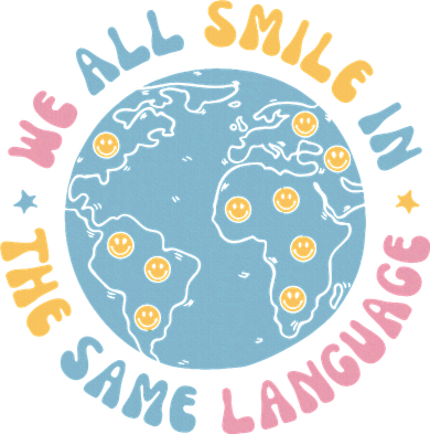 We All Smile In The Same Language Funny Esl Teacher T-Shirt