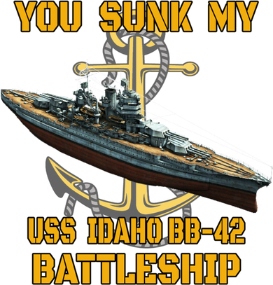 Ww2 American Warship Uss Idaho Bbgift42 Battleship Veterans Day Gift Coaster