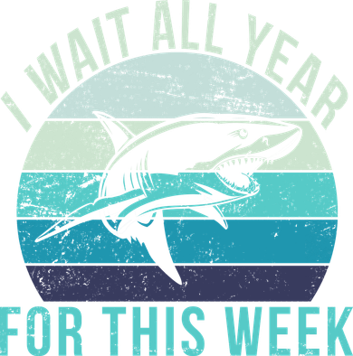 I Wait All Year For This Week Shark Women's Tank Top