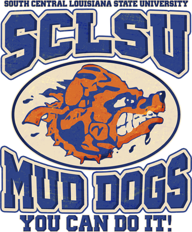 Vintage SCLSU Mud Dogs Classic Football Beanie