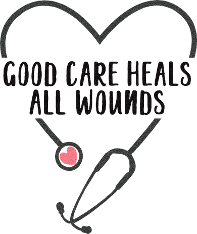 Wound Care Nurse Good Care Heals All Wounds Kids T-Shirt