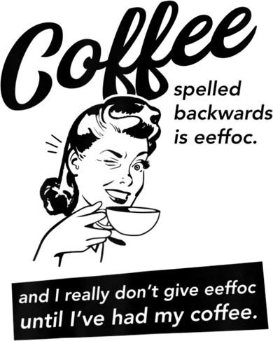 Womens Coffee Spelled Backwards Is Eeffoc Coffee Vintage Design Kids Hoodie