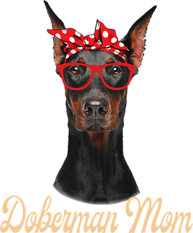Women's Doberman Bandana Dog Lover Mother's Day Women's Sweatshirt