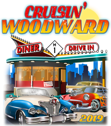 Cruisin' Woodward Diner Day time Tote Bag