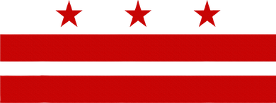 Washington D.C. Flag A Capital City Women's Dry Zone Grid Polo